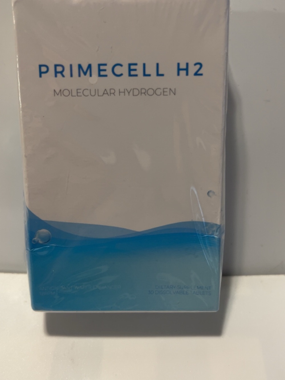 PRIMECELL H2 Molecular Hydrogen Supplement - White & Blue Box